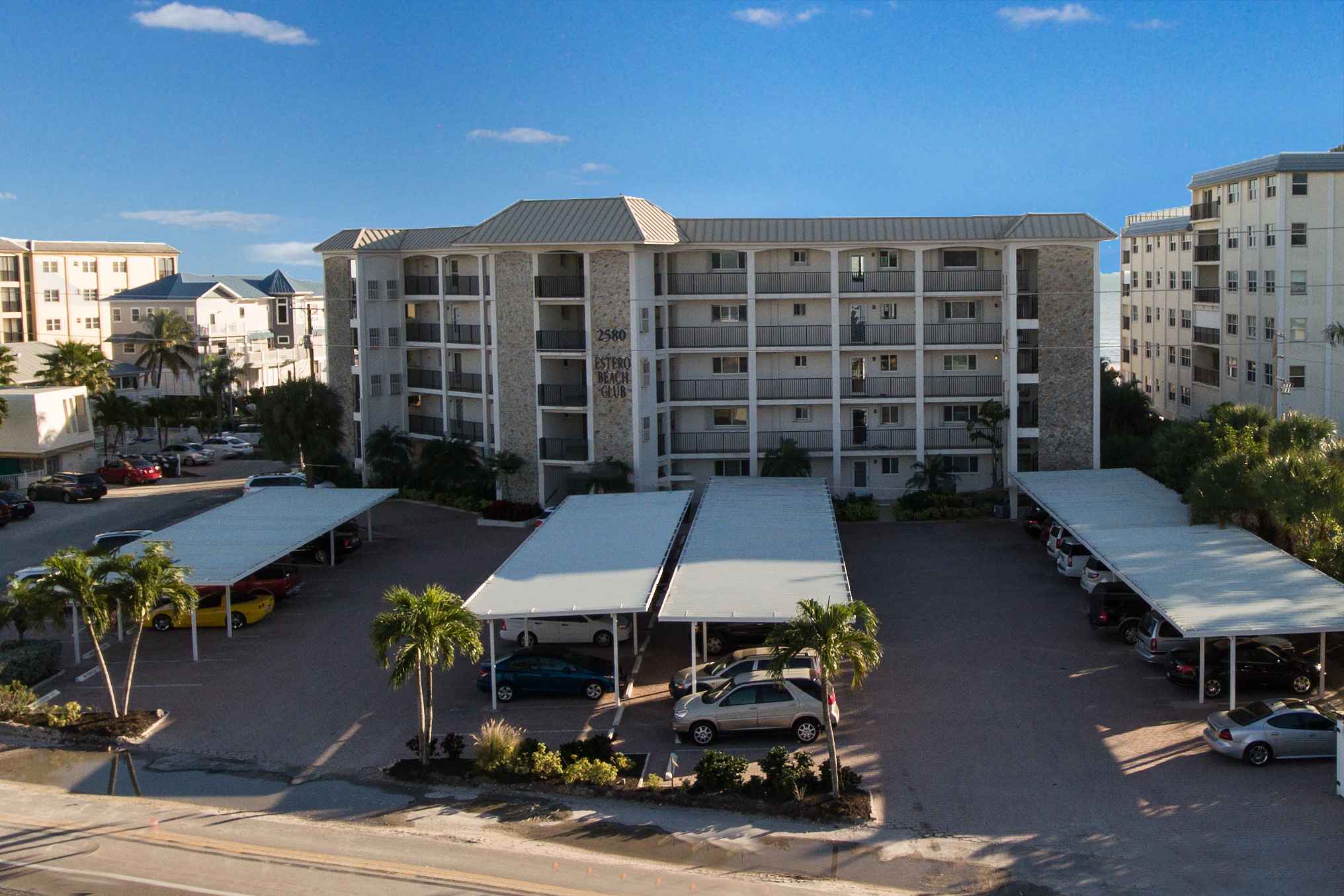 0aerial5 Vacation Rental Condos, Ft. Myers Beach, FL